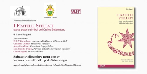 Varazze, presentazione del libro “I Fratelli Stellati” di Carlo Ruggeri